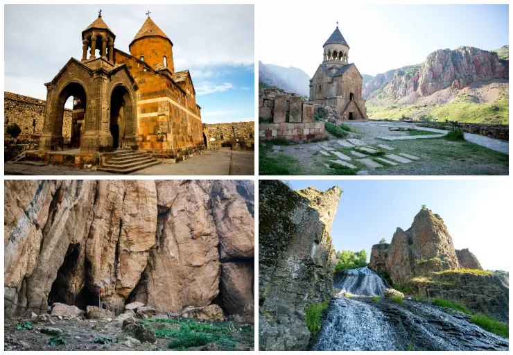 #04 Хор-Вирап - Нораванк - "Птичья пещера" - водопад Джермук