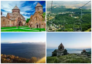 #16 Монастырь Кечарис - Цахкадзор - озеро Севан - Севанаванк